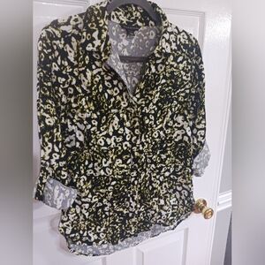 Rock and Republic Leopard Shirt NWT